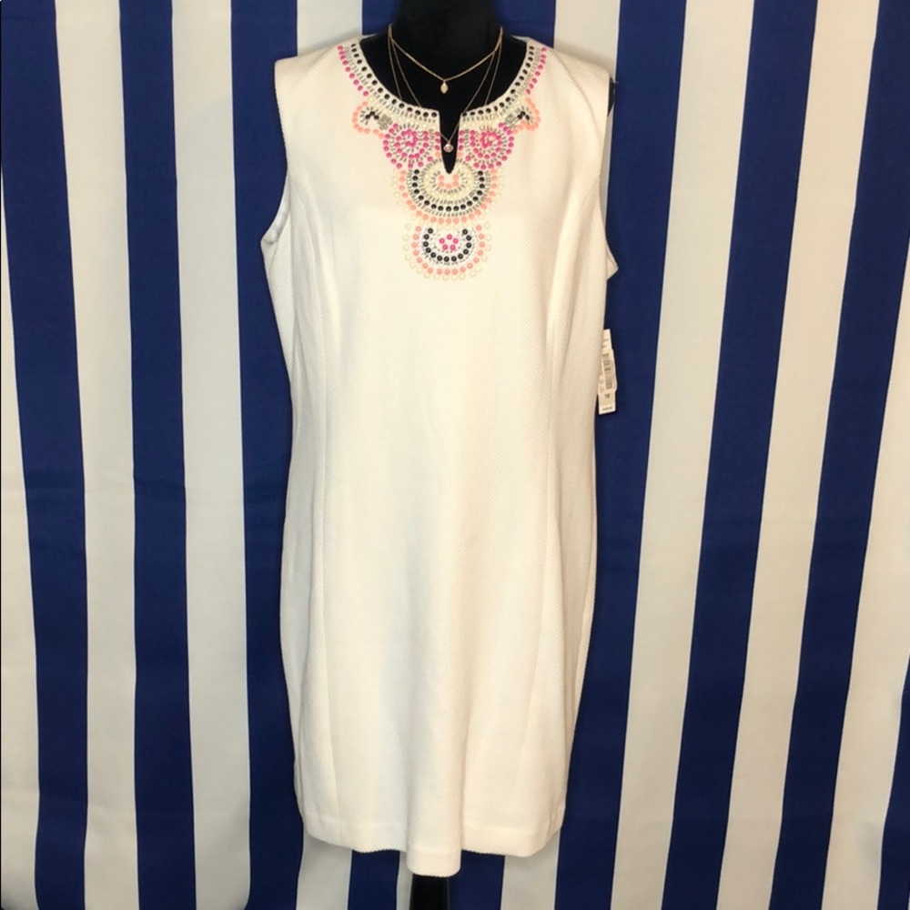 Peter Nygard beaded dress.